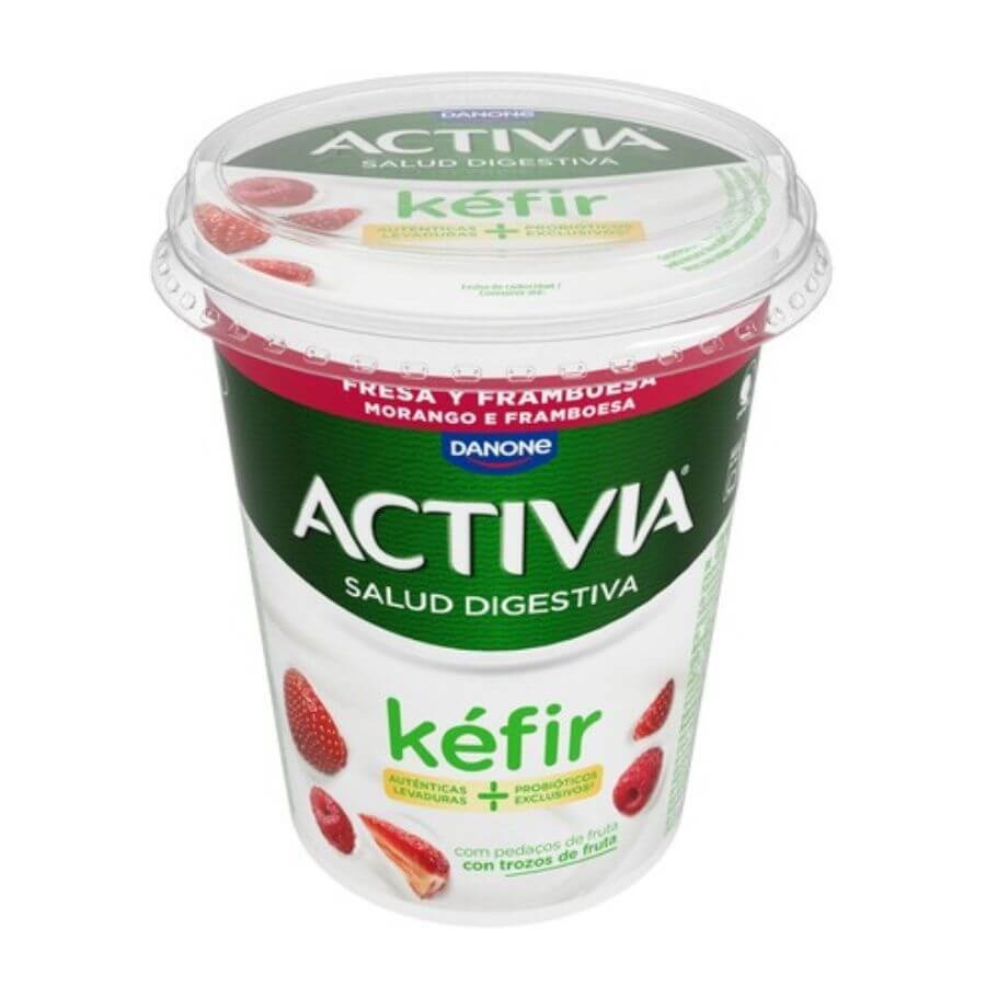 ACTIVIA KEFIR FRESA Y FRAMBUESA 380GR