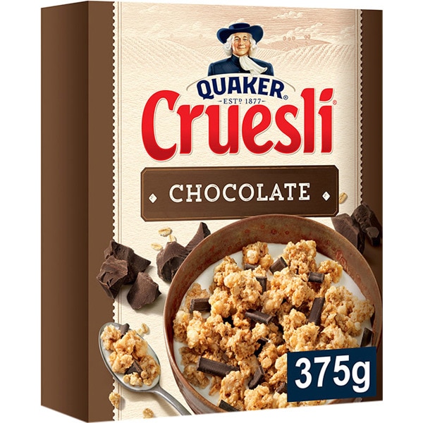 CEREALES QUAKER CRUESLI CHOCOLATE 375GR