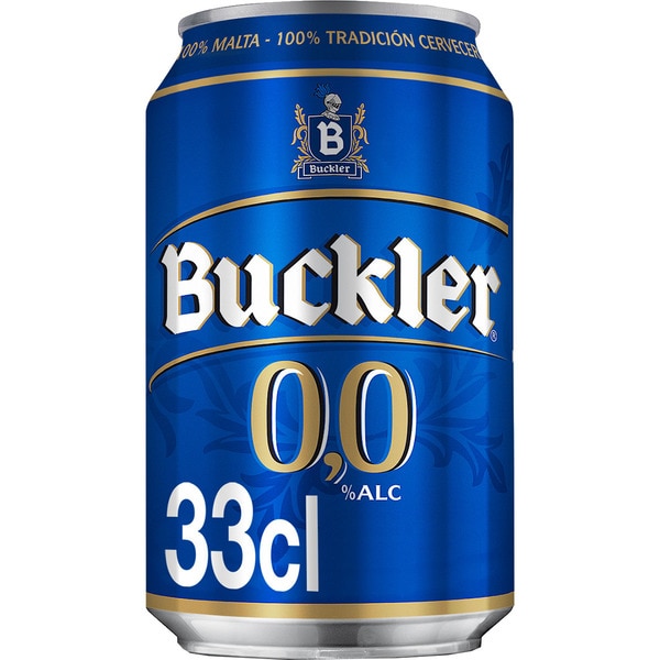 CERVEZA BUCKLER 0% BOTE 330ML