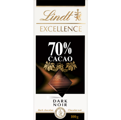 CHOCOLATE LINDT EXCELLENCE CACAO 70% 100GR