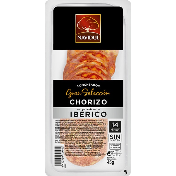 CHORIZO IBERICO GRAN SELECCION NAVIDUL 40GRS