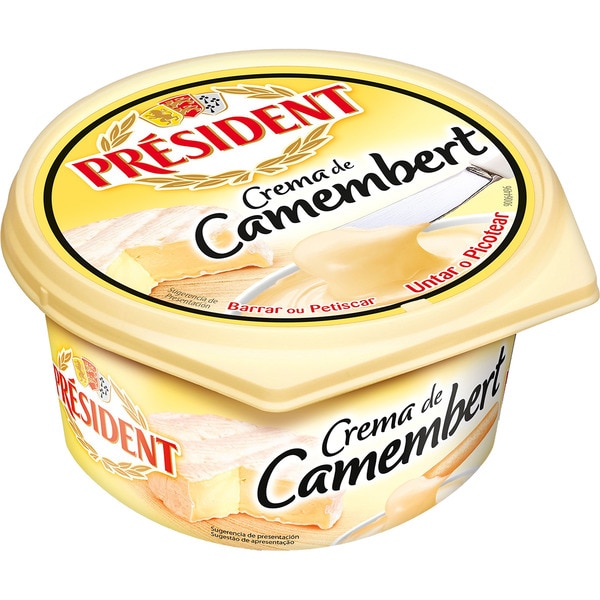 CREMA DE QUESO CAMEMBERT PRESIDENT 125GR