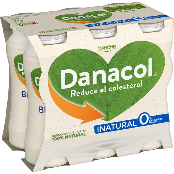 DANACOL NATURAL 0% AZUCARES PK-6 100ML