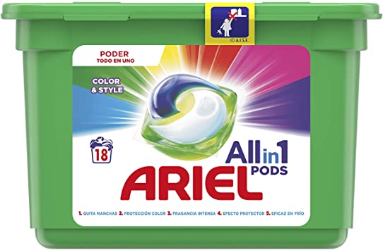 DETERGENTE CAPSULAS ARIEL COLOR 10NI
