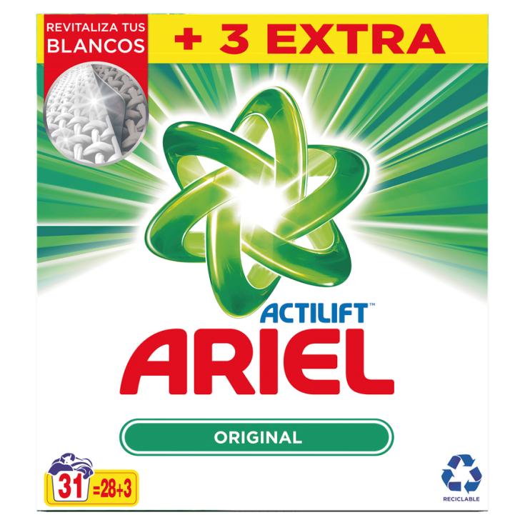 DETERGENTE MALETA ARIEL 36 CACITOS