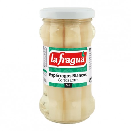 ESPARRAGOS CORTOS BLANCOS 5-9 LA FRAGUA 180 GR