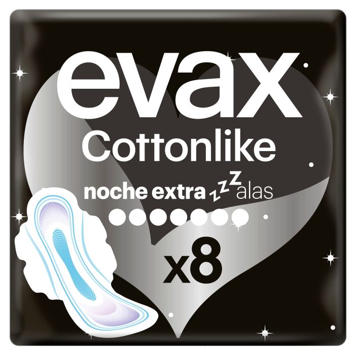 EVAX COTTONLIKE COMPRESAS NOCHE EXTRA ALAS