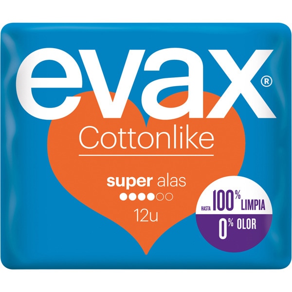 EVAX COTTONLIKE SUPER CON ALAS 14UNI