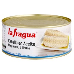 FILETES DE CABALLA ACEITE GIRASOL Y AGUA LA FRAGUA 900 GR