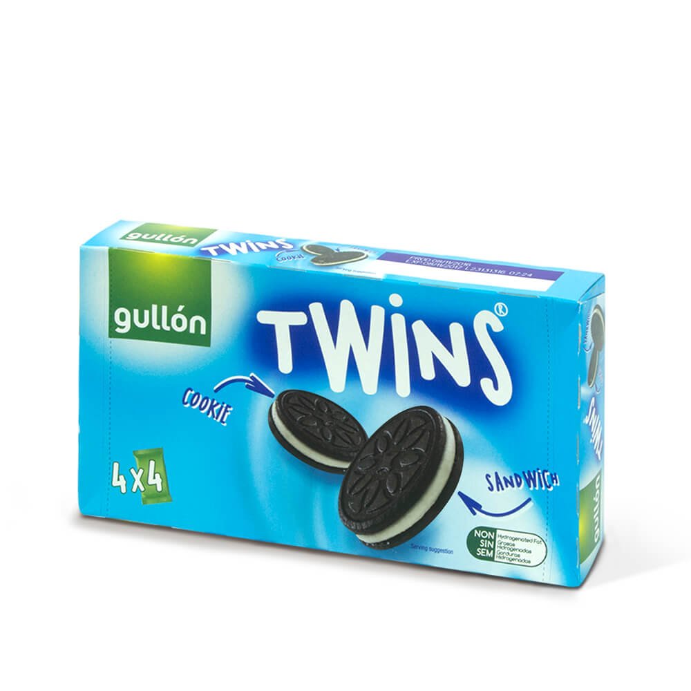 GALLETAS TWINS GULLON 4UNI 308 GR