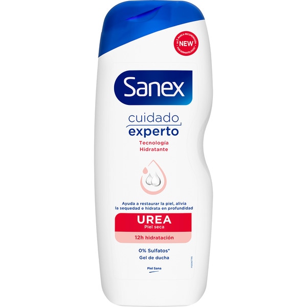 GEL SANEX CUIDADO EXPERTO UREA PIEL SECA 600 ML