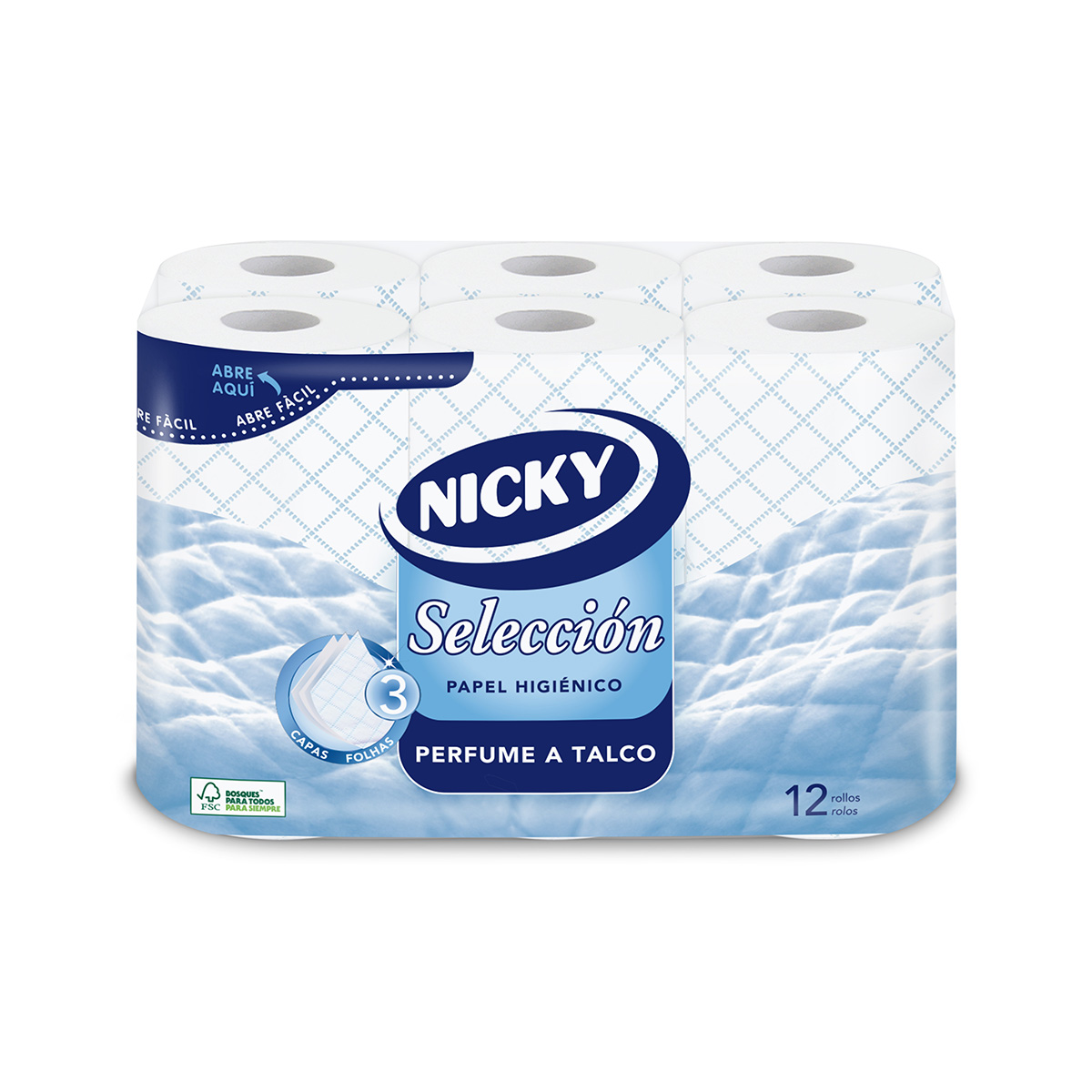 HIGIENICO NICKY 12 ROLLOS