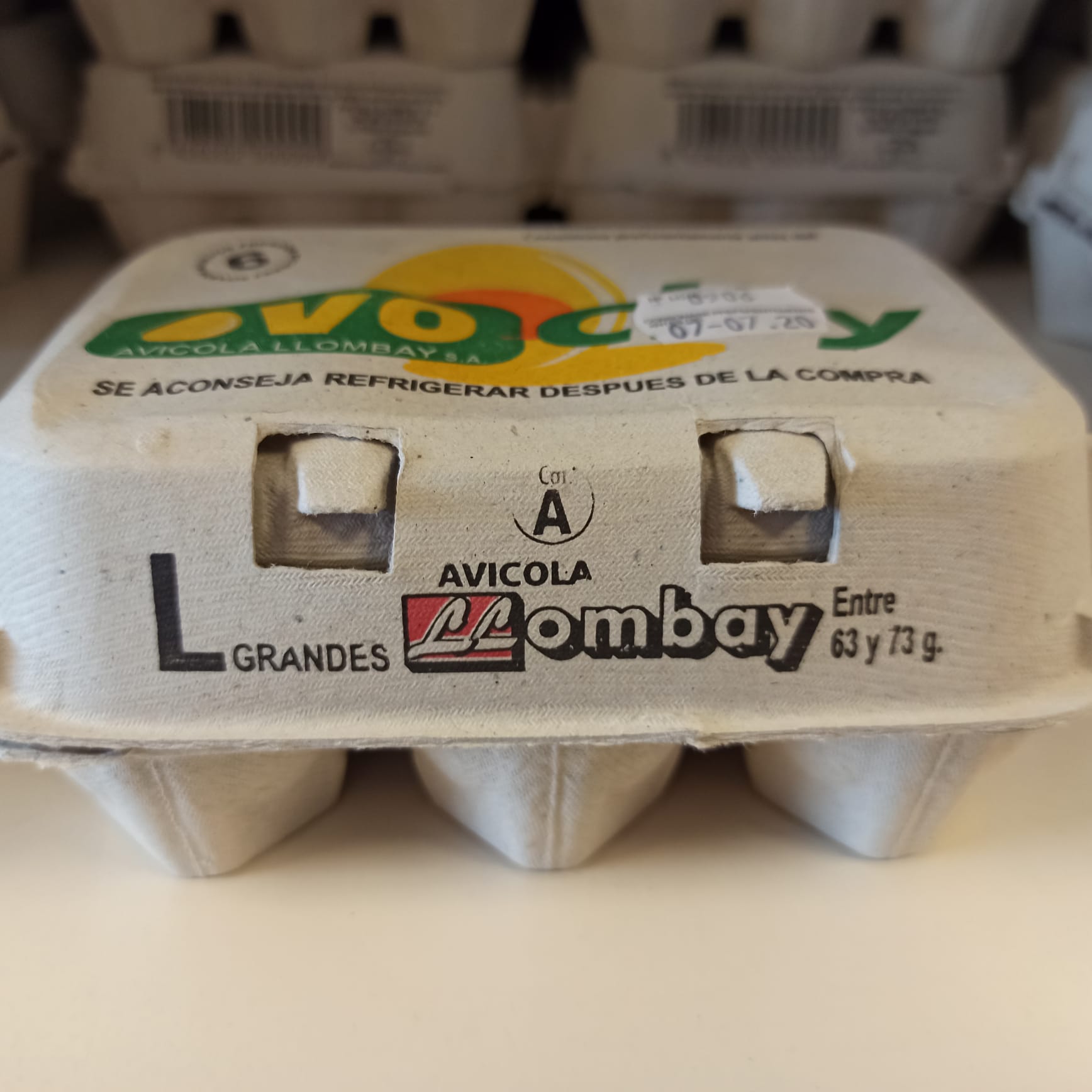 HUEVOS XL LLOMBAY 6 UNI