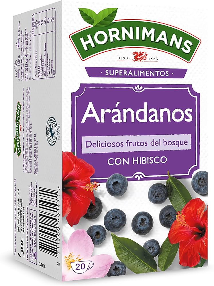 INFUSION HORNIMANS ARANDANOS 20 UND