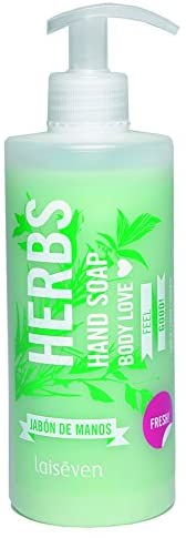 JABON DE MANOS DOSIFICADOR LAISEVEN HIERBAS AROMATICAS 400ML