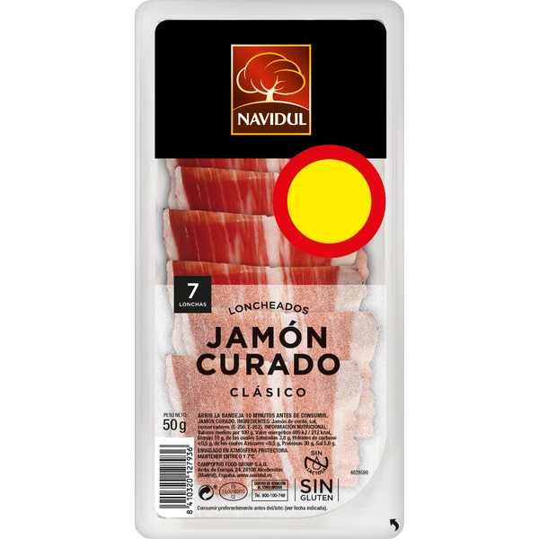 JAMON CURADO NAVIDUL 45GRS