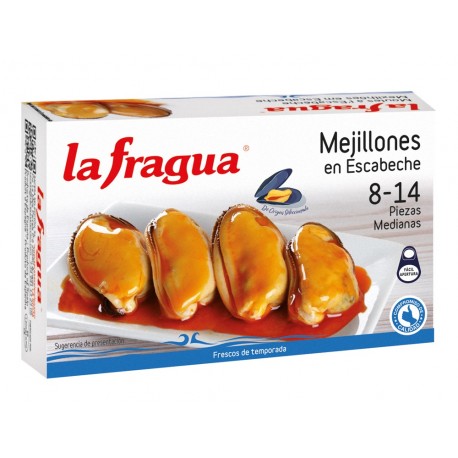MEJILLONES ESCABECHE 8-15 LA FRAGUA