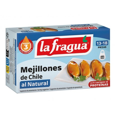 MEJILLONES NATURAL LA FRAGUA 13-18 120 GR