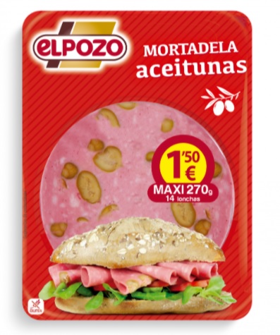 MORTADELA DE ACEITUNAS EL POZO 200GR