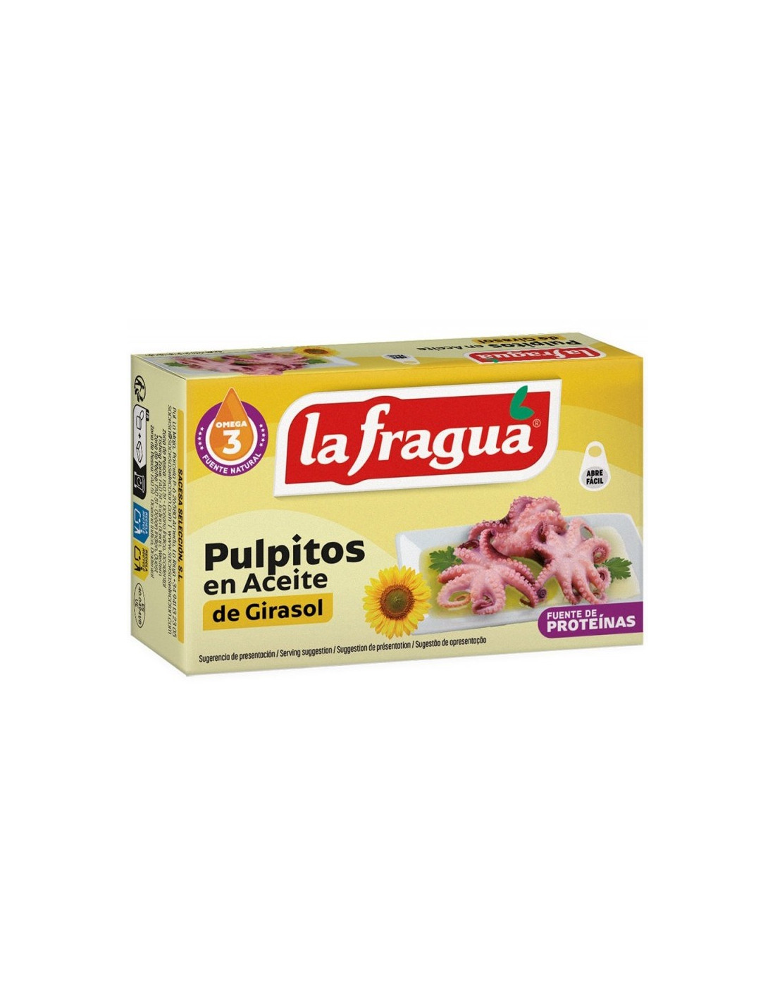 PULPITOS EN GIRALSOL LATA 120 GR