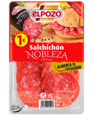 SALCHICHON NOBLEZA EL POZO 65GRS