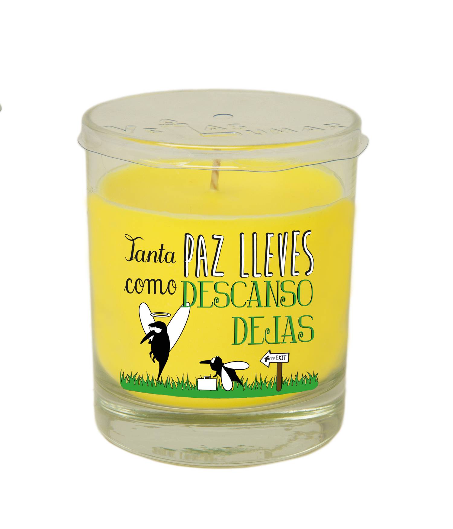 VELA VASO CITRONELA MOSQUITOS