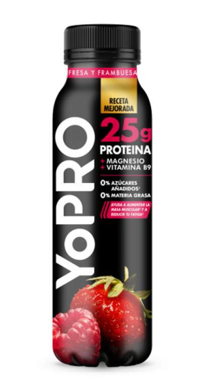 YOPRO DRINKS FRESA, FRAMBUESA
